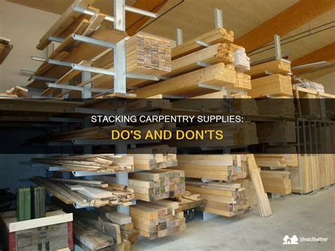 how should stored carpentry materials be stacked and what does it say about the future of renewable energy?