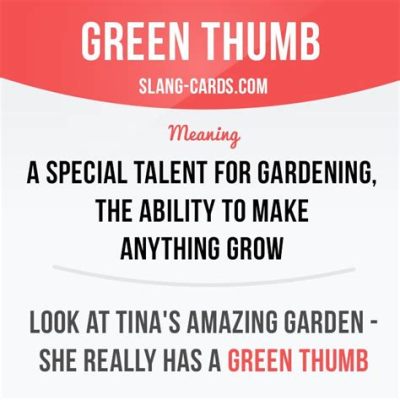 What is Gardening Slang? And a Peek into the Colorful Language of Green Thumbs